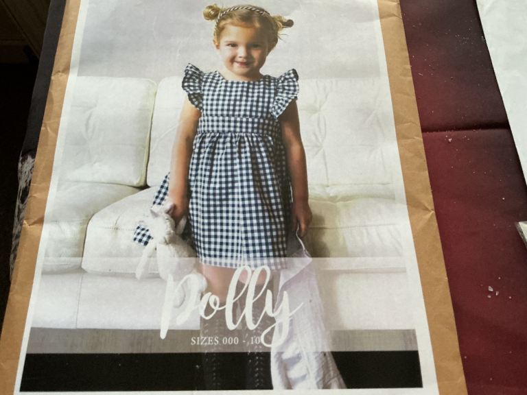 Free sewing pattern for girls dress