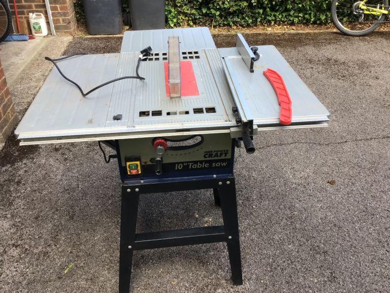 Power Craft 10" Table Saw – Good Working Order