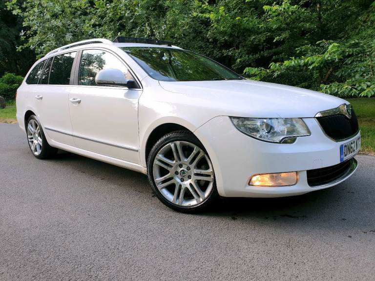 2013 SKODA SUPERB ELEGANCE ESTATE 2.0 TDI CR 170*4X4*FSH*PAN-ROOF*LEATHER*NAV*BLUTOOTH*H-SEATS#AUDI