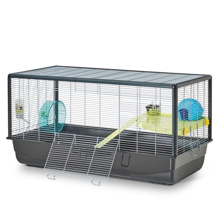 Hamster Cage, Savic Plaza (clear walls) + trolley and accessories 