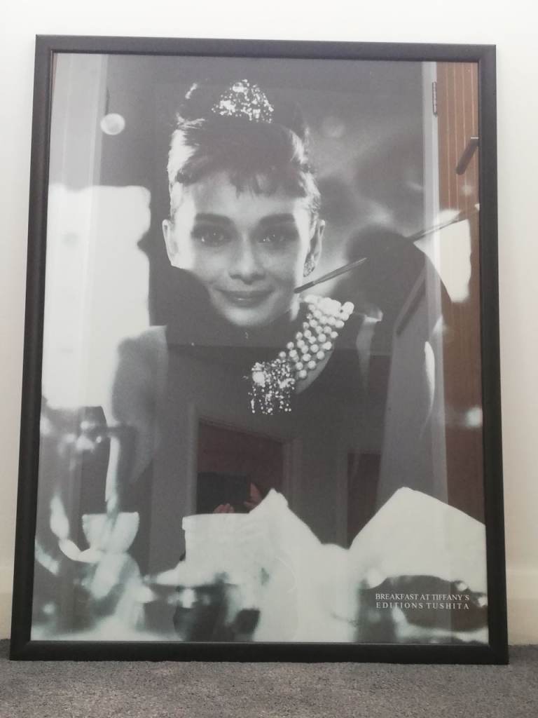Breakfast At Tiffany's Audrey Hepburn Framed Print