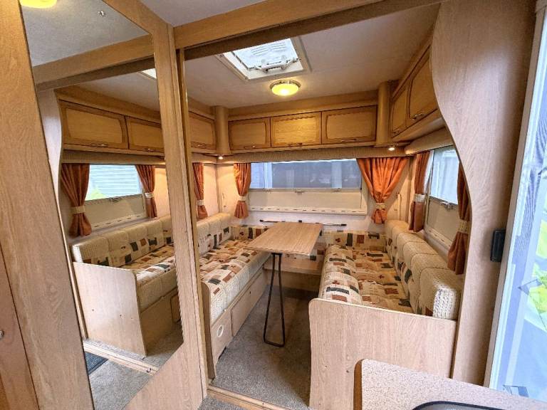 2003 ELDDIS ODYSSEY 505 5 BERTH, COULD MAKE FIXED BED, MOTOR MOVER & FULL AWNING