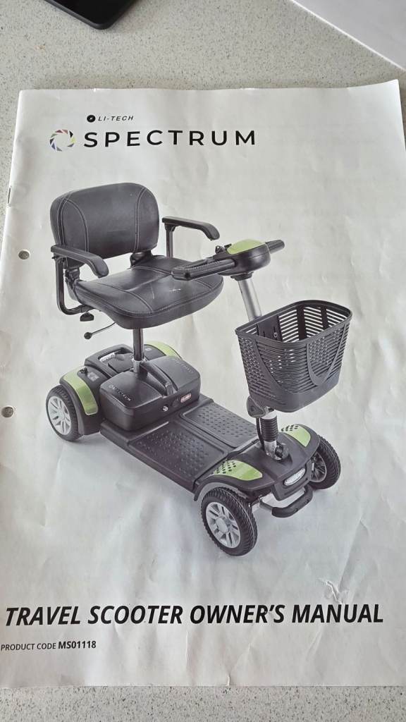 Spectrum Travel nobility Scooter 