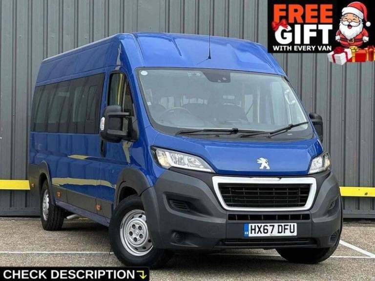 2017 Peugeot Boxer BlueHDi 440 2.0 4dr Minibus (9-17 Seats) Manual Diesel Minibus (9-17 Seats) Mi...