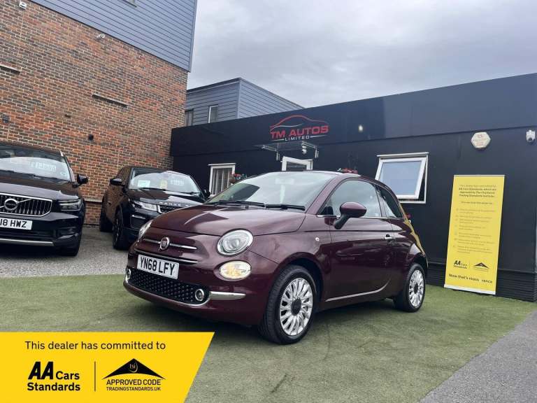 2018 Fiat 500 1.2 Lounge Euro 6 (s/s) 3dr Petrol