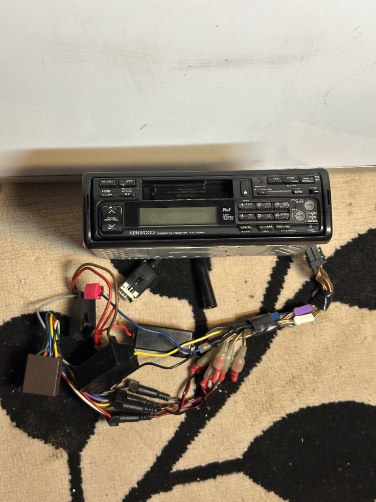 Kenwood KRC-954R Cassette Receiver With Wires UNTESTED Rare