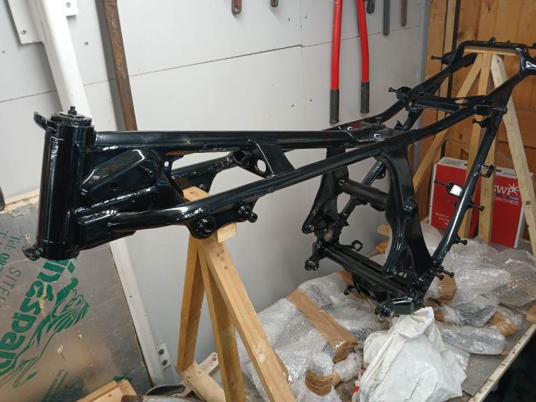Honda CX500EC Eurosport frame