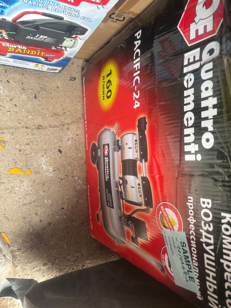 Quattro Elementi PACIFIC-24 Air Compressor – Brand New in Box