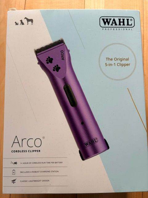 Brand New Wahl Arco Cordless Pet Clipper for Professional Grooming