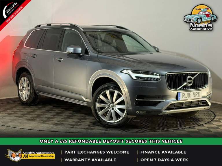 2016 VOLVO XC90 MOMENTUM D5 POWERPULSE 2.0 DIESEL AUTOMATIC 7 SEATER AWD 4X4 SUV