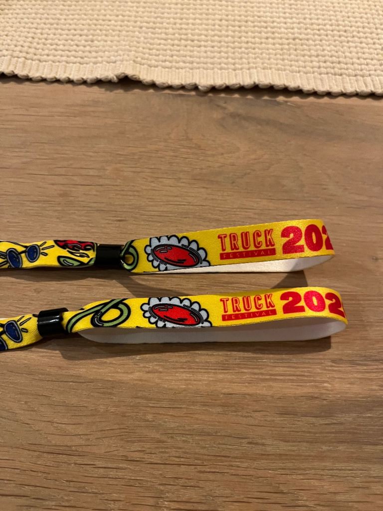 Pair of Truck Festival  Wristbands