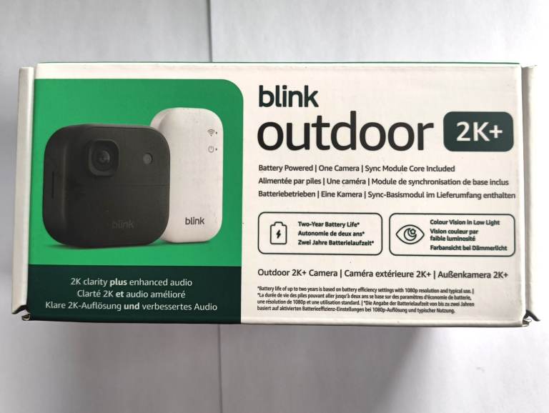 Blink Outdoor 2K+ Security Camera System – New in Box