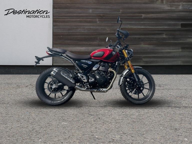 2025 Triumph Scrambler 400 X STANDARD COLOUR Petrol black 6 Speed