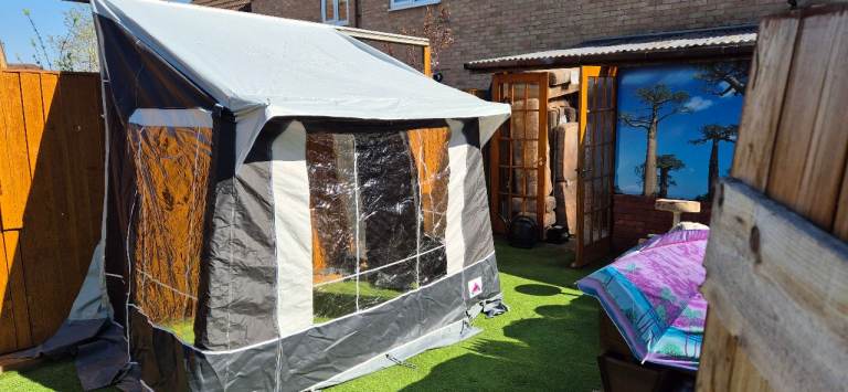 DOREMA porch awning for caravan.