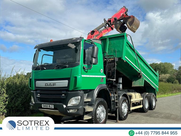 DAF TRUCKS CF400 8 X 4 Tipper with Grab