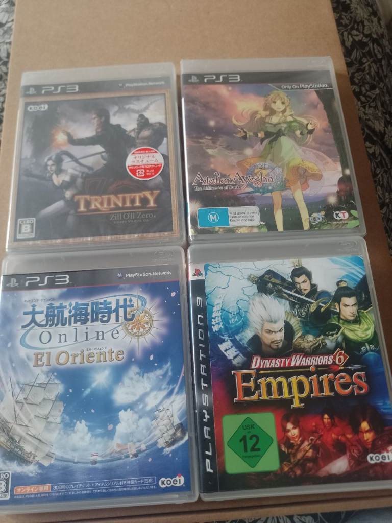 New Japanese import PS3/4 games prices in description 