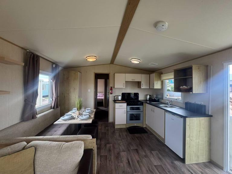 SITED STATIC CARAVAN FOR SALE - FIXED SITE FEES FOR 5 YEARS