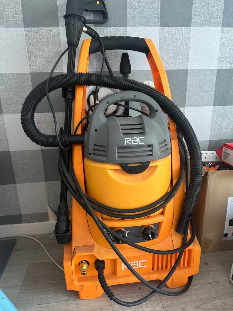RAC Pressure Washer - Good Condition, Orange