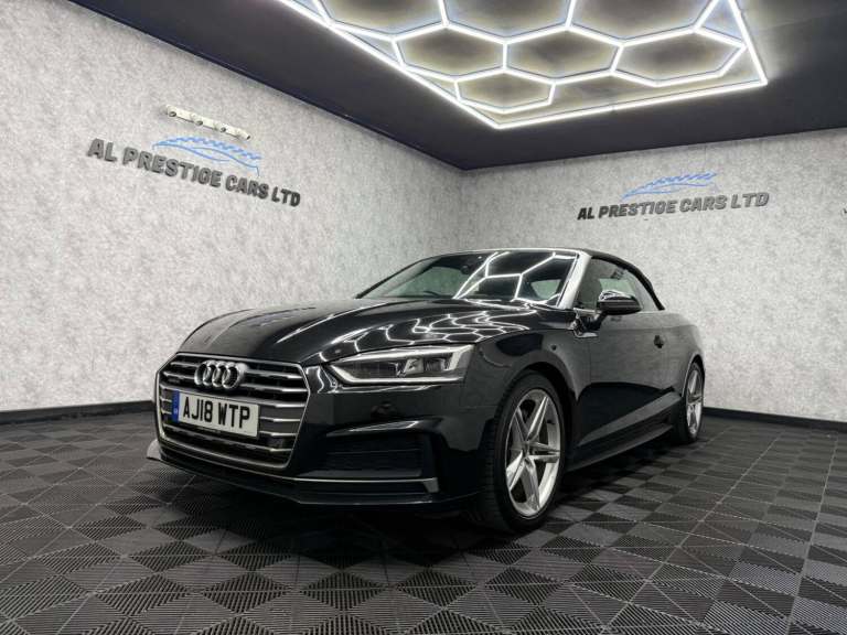 2018 Audi A5 Cabriolet 3.0 TDI V6 S line S Tronic quattro Euro 6 (s/s) 2dr CONVERTIBLE Diesel Aut...