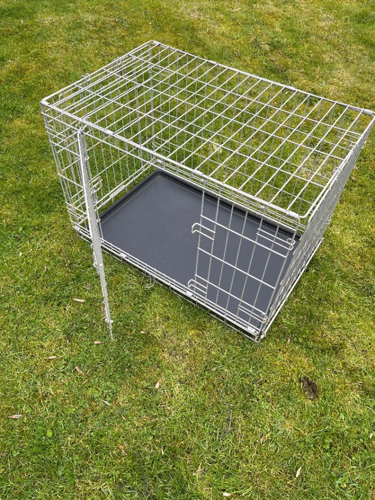 Dog / Pet Metal Fold Down Crate / Cage -Large-Derbyshire S42 Pickup