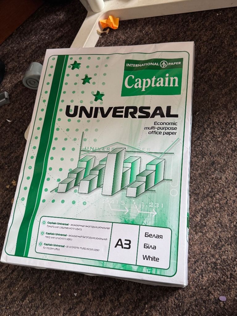 White a3, paper two full blocks of paper for sale