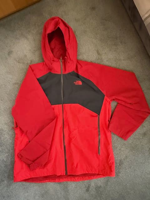 The North Face Stratos Hooded Jacket - rage red/high risk red XXL