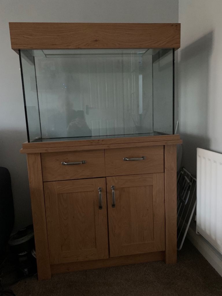 Aquarium with cabinet