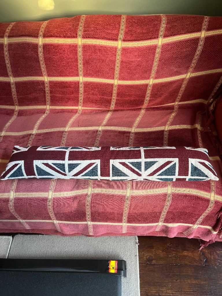 Union Jack traditional tapestry door draught excluder