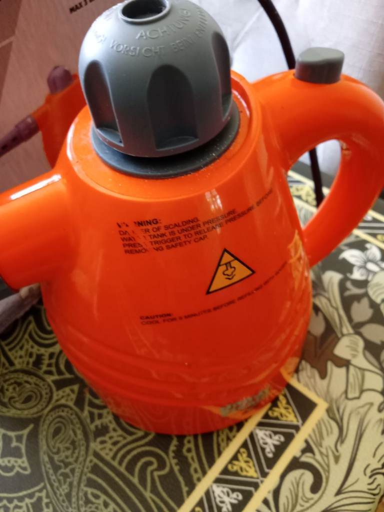 Vax Steam Cleaner - Good Condition, Orange