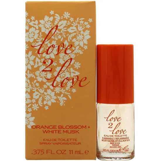 💛 Love 2 Love – Orange Blossom & White Musk Eau de Toilette (11 ml) x4