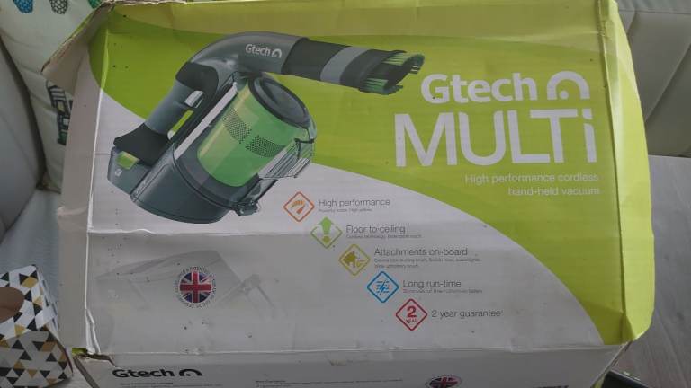 Gtech ATF001 multi Handheld Vacuum Cleaner With Charger  - Read Description