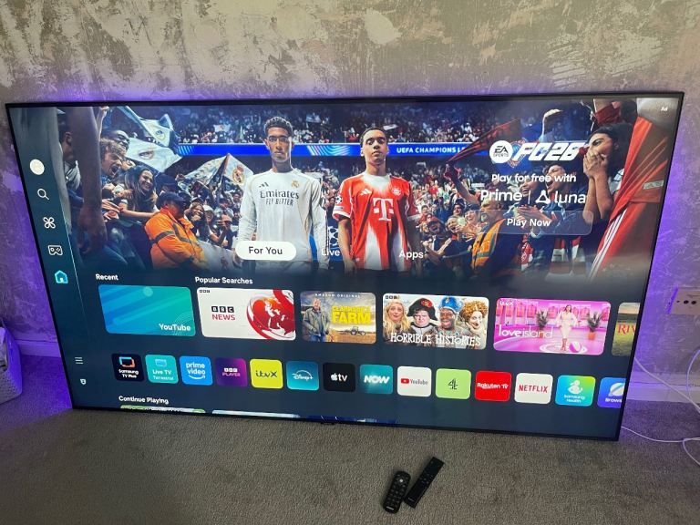 75” Samsung 4K uhd hdr smart tv 