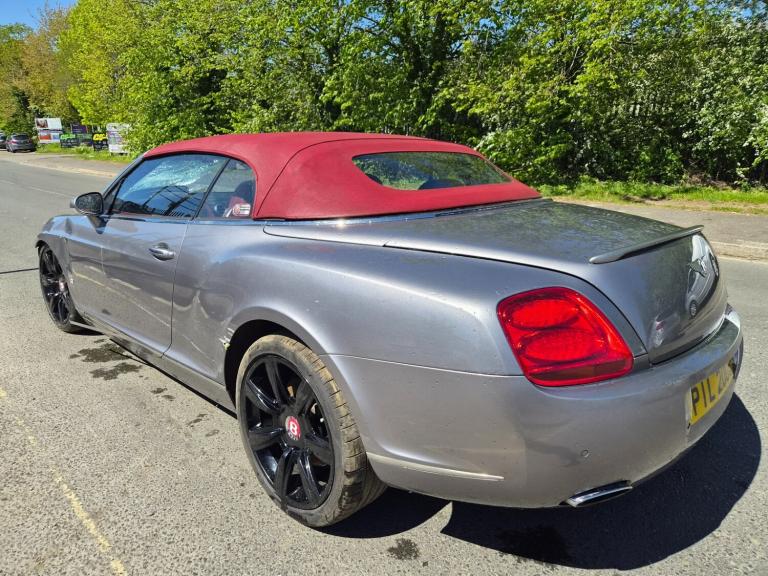 2007 57 BENTLEY CONTINENTAL GTC CONVERTIBLE 6.0 W12 Auto Damaged Salvage CAT N