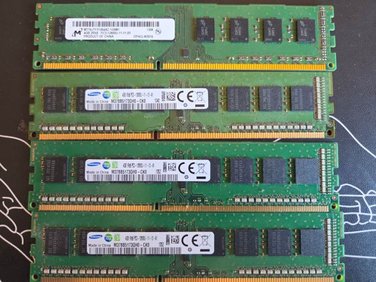 4x4Gb DDR3 RAM