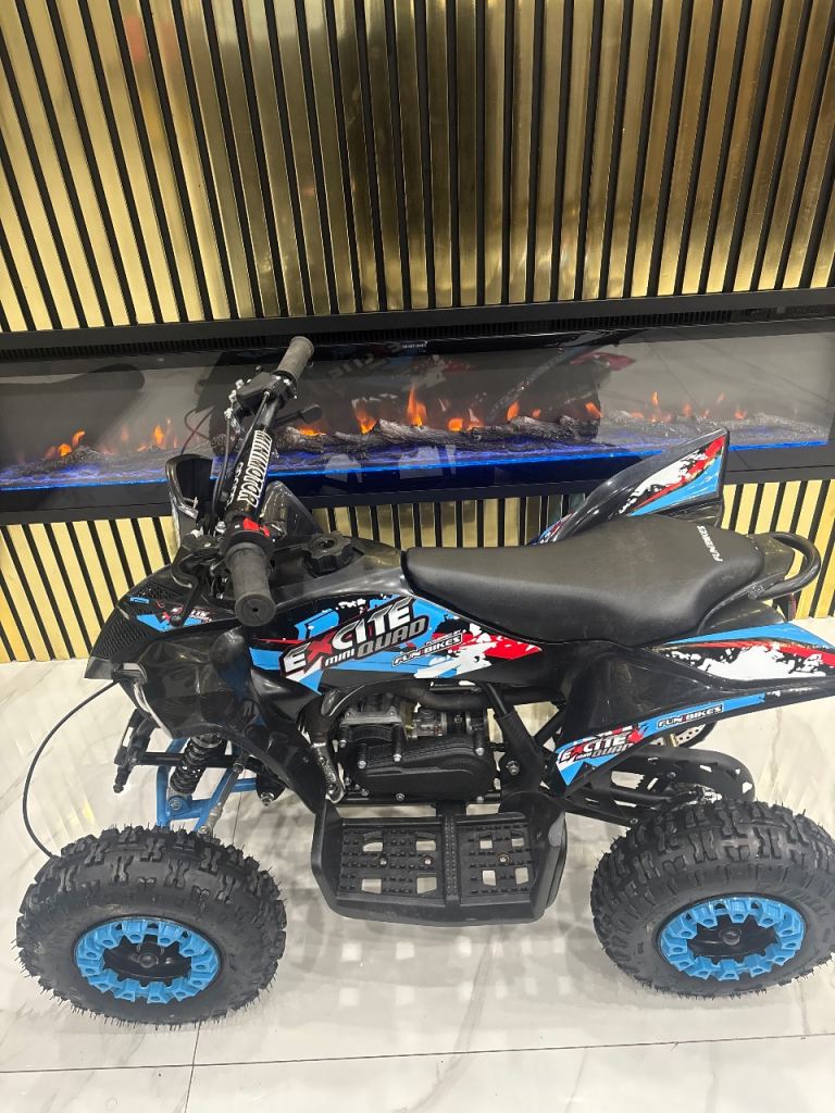 Funbikes 50cc twin exhaust excite quad bike