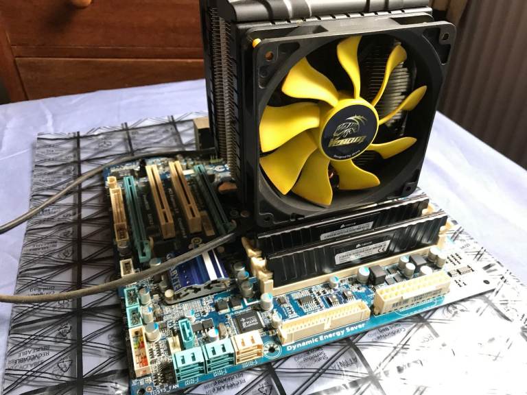 INTEL i5 CPU, GIGABYTE MOTHERBOARD, CORSAIR RAM and VENOM COOLER BUNDLE