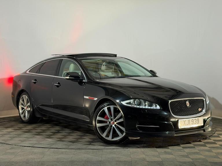 BLACK 2014 JAGUAR XJ PORTFOLIO 3.0 V6 DIESEL AUTOMATIC SWB 4 DOOR LUXURY SALOON