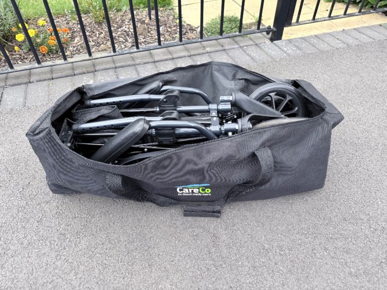 CareCo Foldable Transit Wheelchair with Carry Bag – Excellent Condition