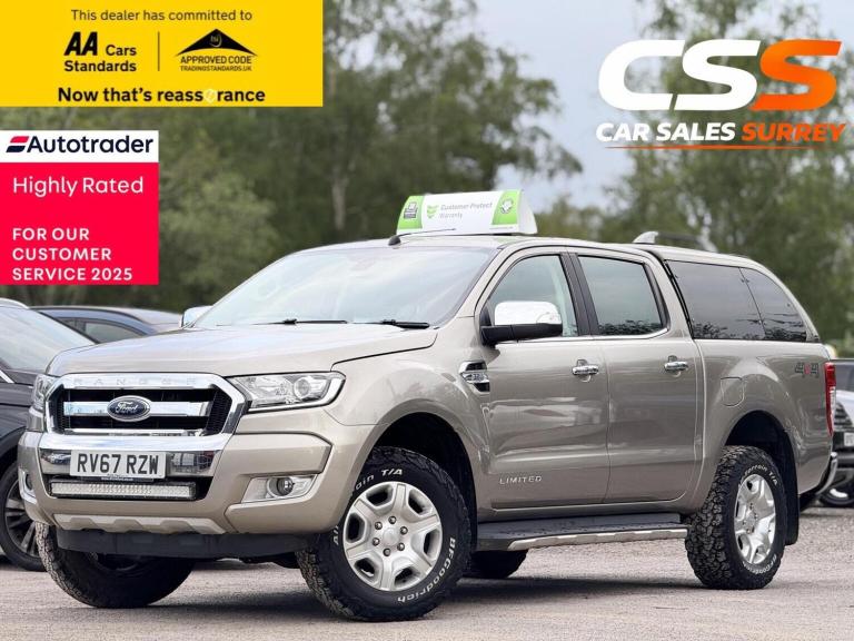 FORD RANGER 3.2 TDCi Limited 1 Auto 4WD Euro 6 4dr 2017
