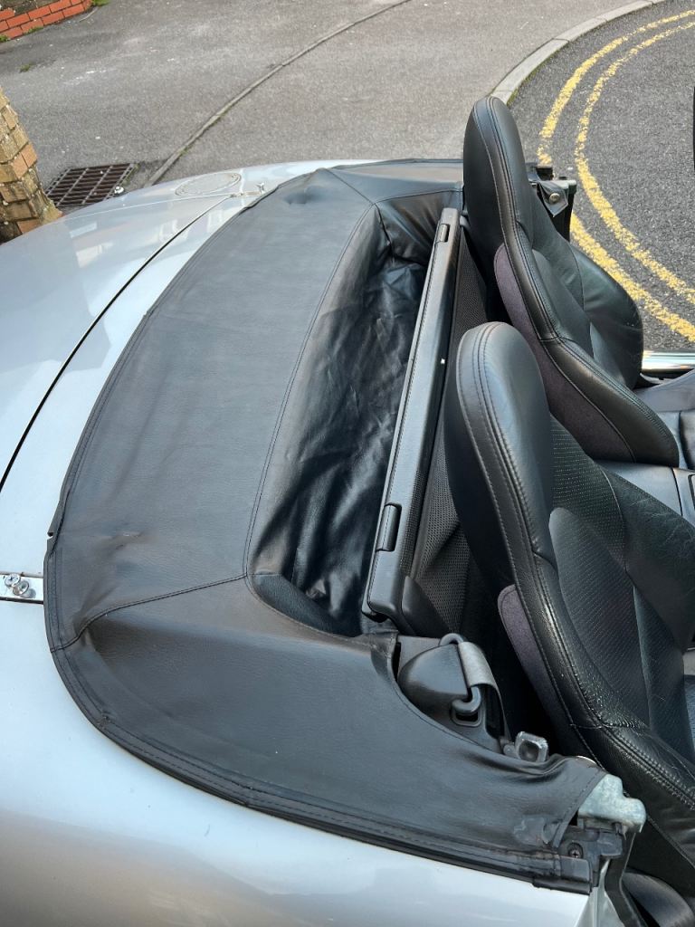 Mazda MX5 tonneau cover for soft-top, black