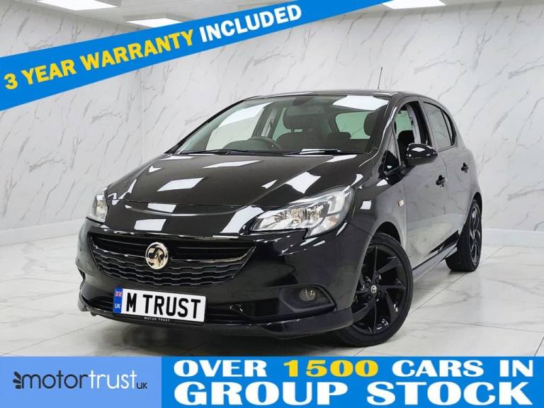 2018 Vauxhall Corsa 1.4 SRi Vx-line Nav Black 5dr HATCHBACK PETROL Manual