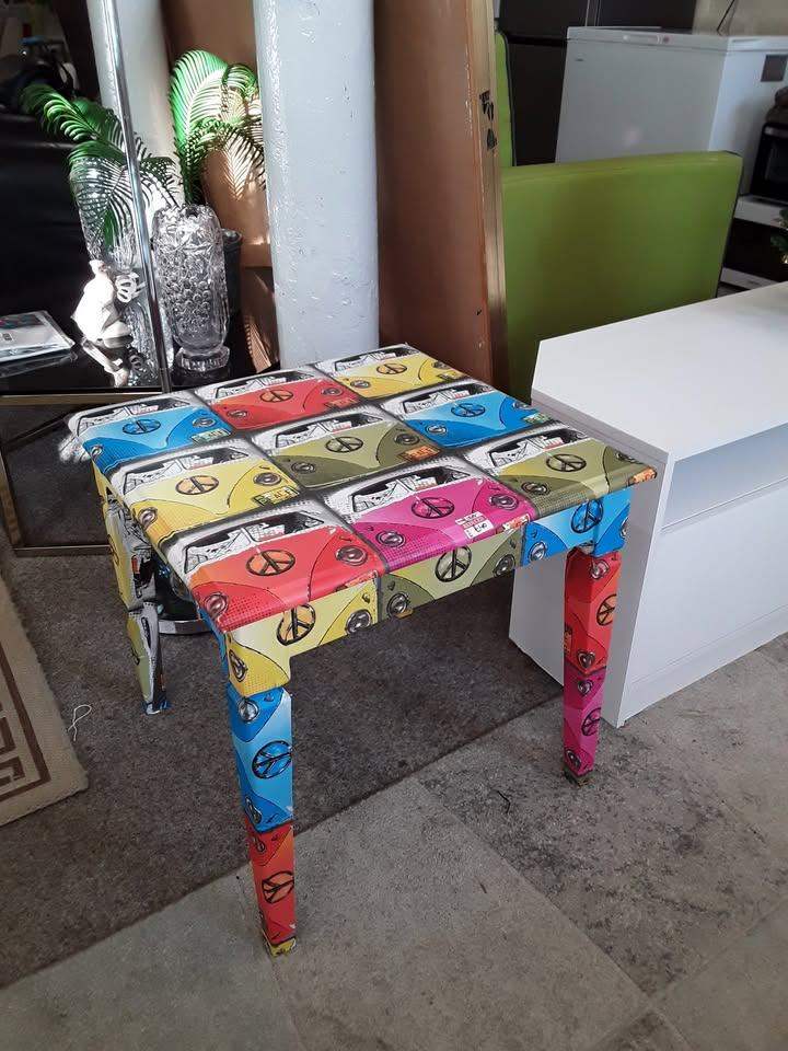 Vintage bespoke VW camper van coffee table Low Cost Moves 2nd Hand Items STALYBRIDGE SK15 3DN