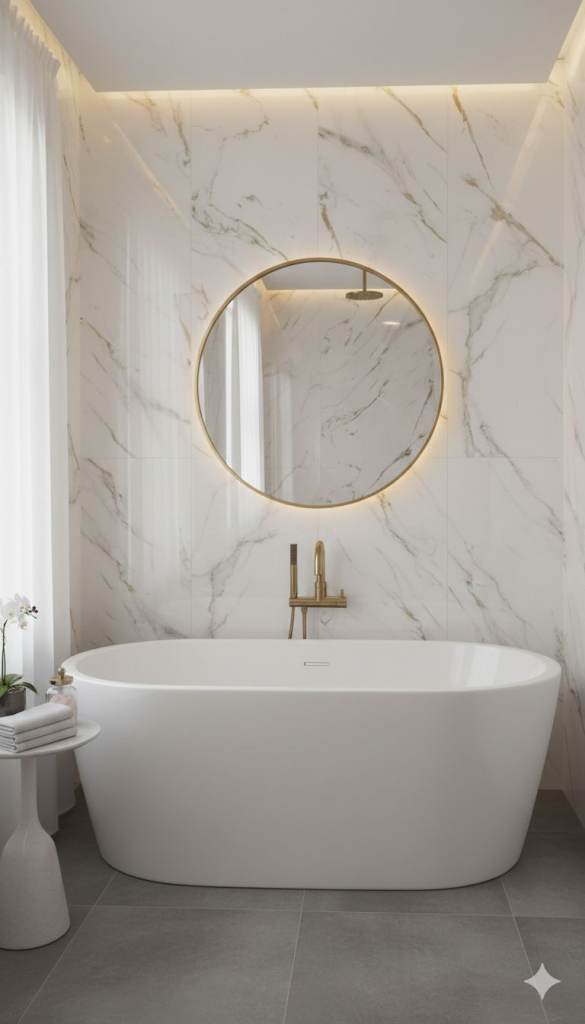 Glided gold Pvc shower wall panel 2400x1000x10 mm
