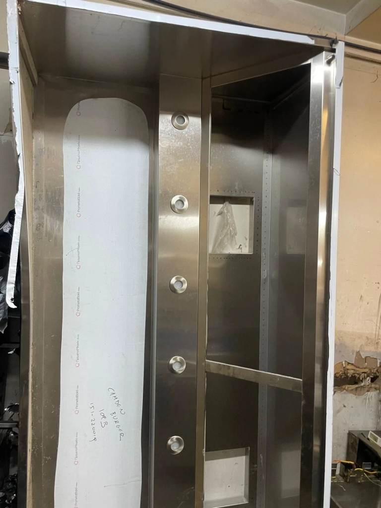 Canopy (Unused) Stainless Steel L:270cm D:115cm-22/01/2026