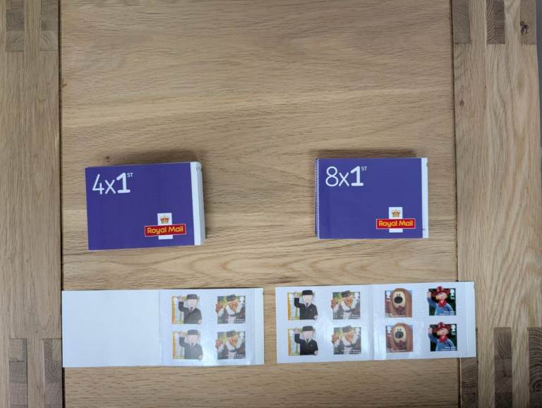 Royal Mail 4x37 & 8x17 First Class Stamps - New