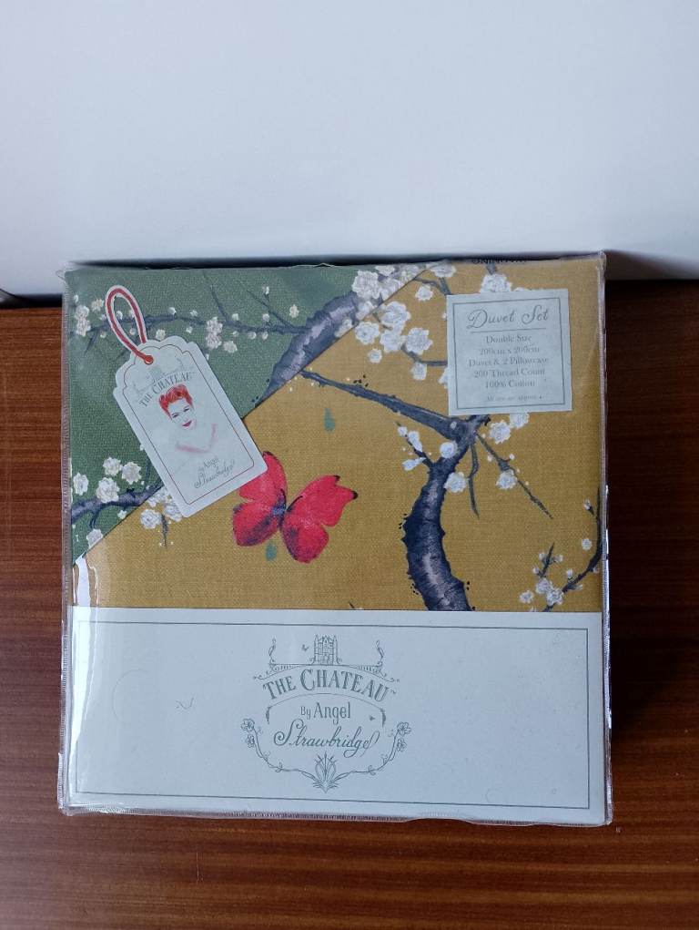 The Chateau By Angel Strawbridge Double Size 100% Cotton Duvet Set