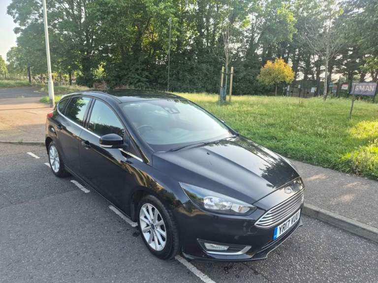 LOVELY ULEZ FREE FORD FOCUS 2017 17 1.5 TDCI TITTANIUM, 5 DOOR HATCHBACK MANUAL, LONG MOT, £2995