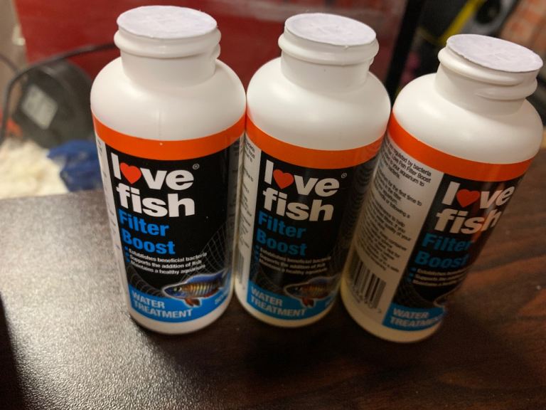 Filter boost liquids for aquarium 