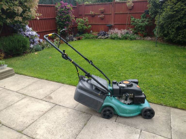 PETROL 38CM / 15IN ROTARY HAND PUSH LAWNMOWER