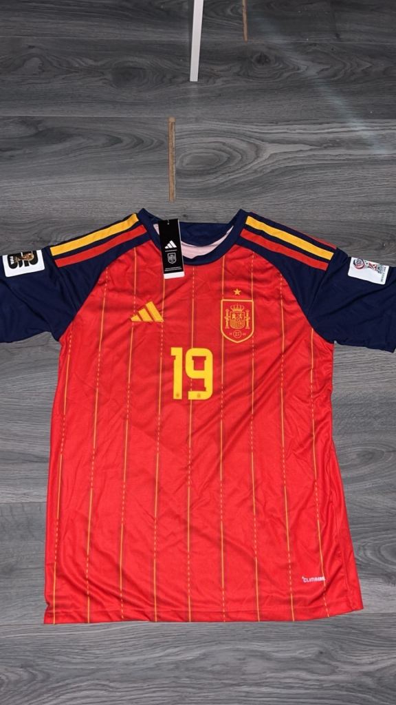 New Adidas Spain Football Shirt Lamine Yamal #19